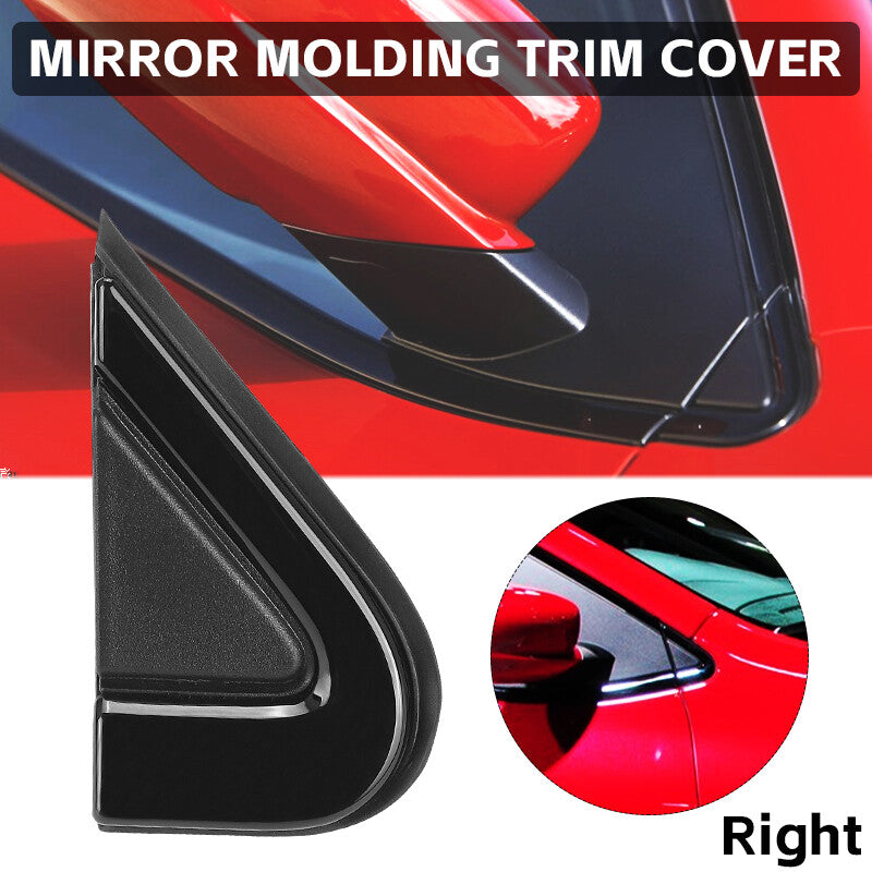 Right Side Mirror Corner Molding Trim Pillar Fender For 2012-2016 for Dodge Dart