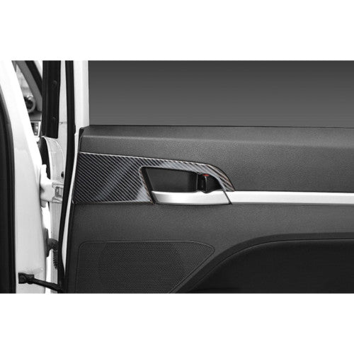 for Jaguar F-PACE 2021-2022 Silver Titanium Console Dashboard Horn Cover Trim v