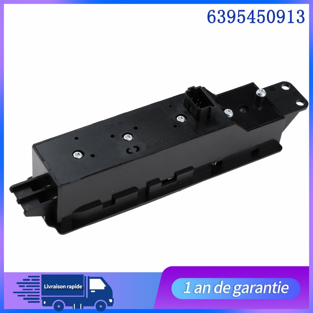 PLATINE BOUTON DE LEVE VITRE POUR VITO W639 NEW 6395450913 NEUF n