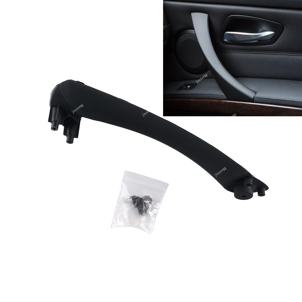 Right side Inner Door Panel Handle Pull Trim Black for BMW E90 E91 3Series 06-12 Q