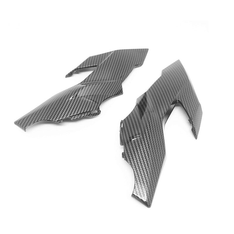 Carbon fiber headlight side fairings are suitable for Honda CB650F 2016, 2017, and 2018 models.