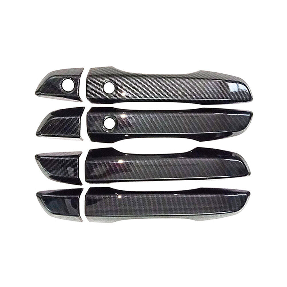 Carbon Fiber Door Handle Cover Trim for Honda for Civic 10th 2016-20 Accessories