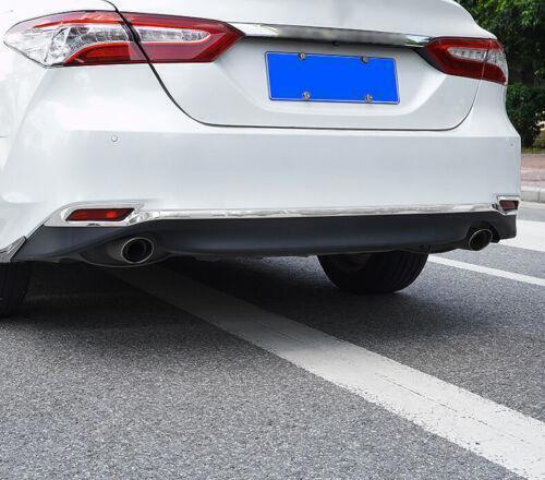 for Toyota for Camry 2018-23 Silver Rear Bumper Moulding Cover protector Trim Guard