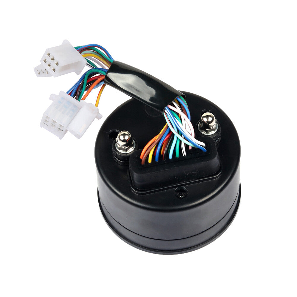 Motorcycle Universal LCD Digital Tachometer Speedometer Odometer 12000RPM Gauge