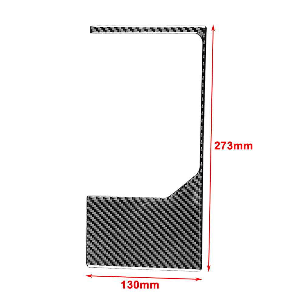 Carbon Fiber Gear Shift Panel Outer Frame Trim for Toyota Tundra 2014-2021 2016