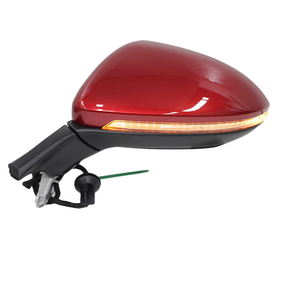 F¨¹r for VW for Golf VII MK7 2012-2020 Links Au?enspiegel Spiegel Elektrisch Heizung Rot