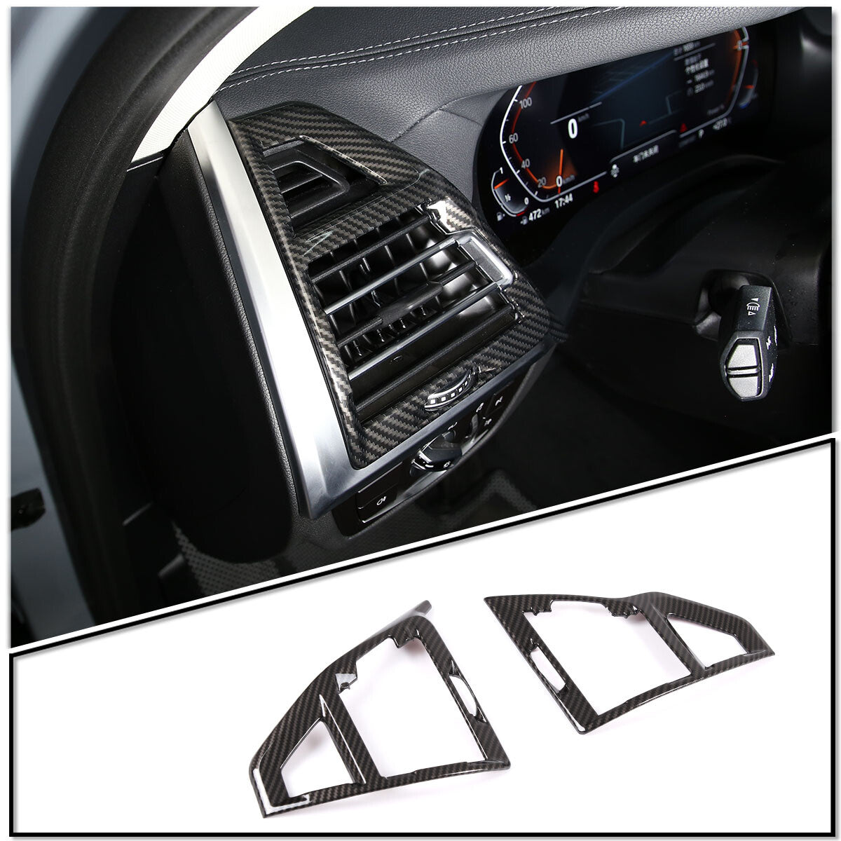 Right rear-view mirror cover cap for Edge 2015-2021 top- v