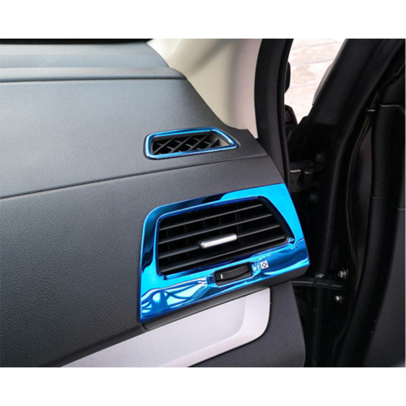 for Honda CR-V 2012-2016 Blue Inner Dashboard A/C Air Outlet Vent Cover Trim 6x