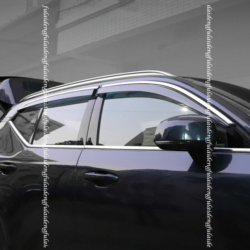 for Volvo XC40 2018-2022 ABS Window Visor Vent Sun Shade Rain Guard Visor Trim