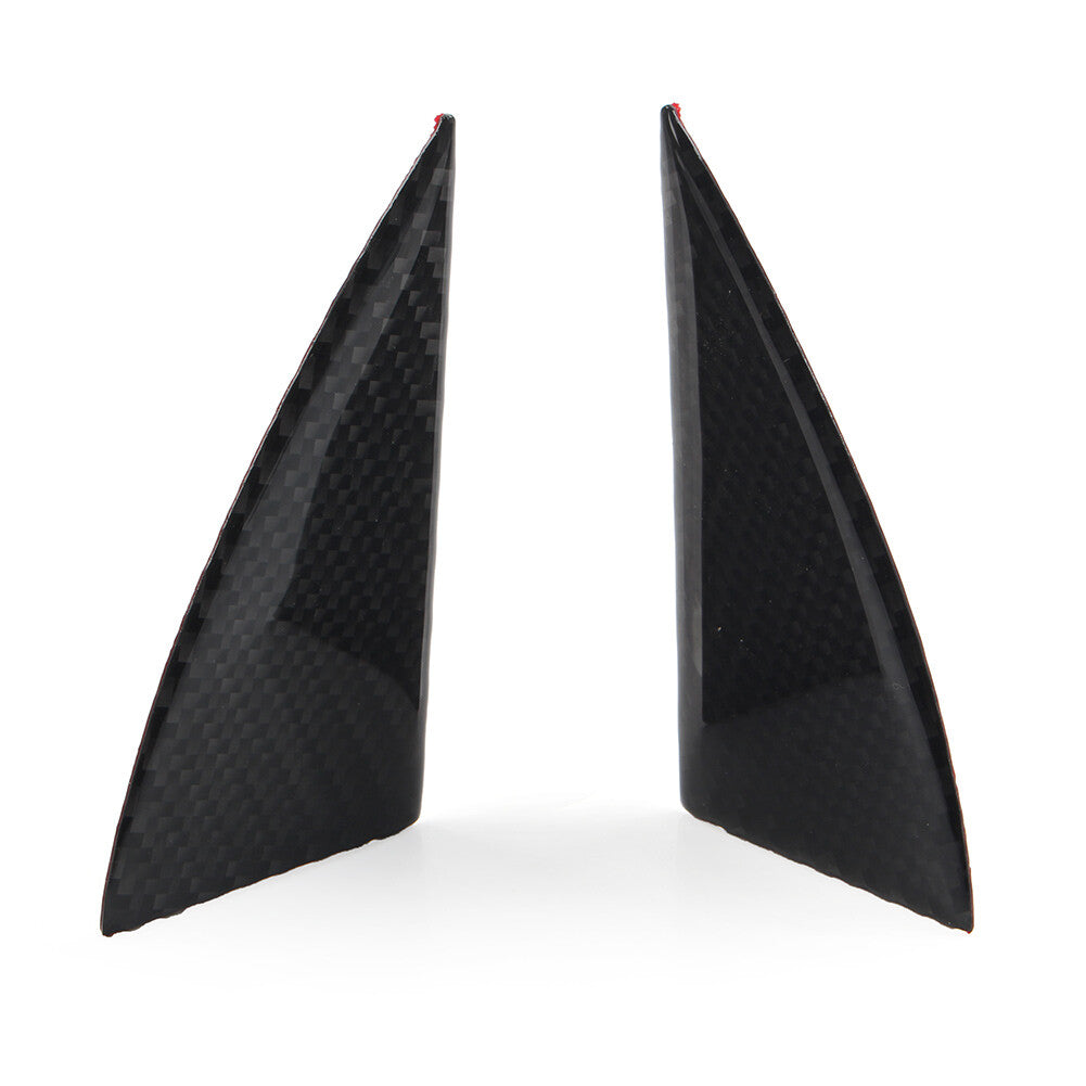 2 Pcs A Pillar Front Triangle Cover Trim Carbon for Chevrolet Equinox 2018-2021