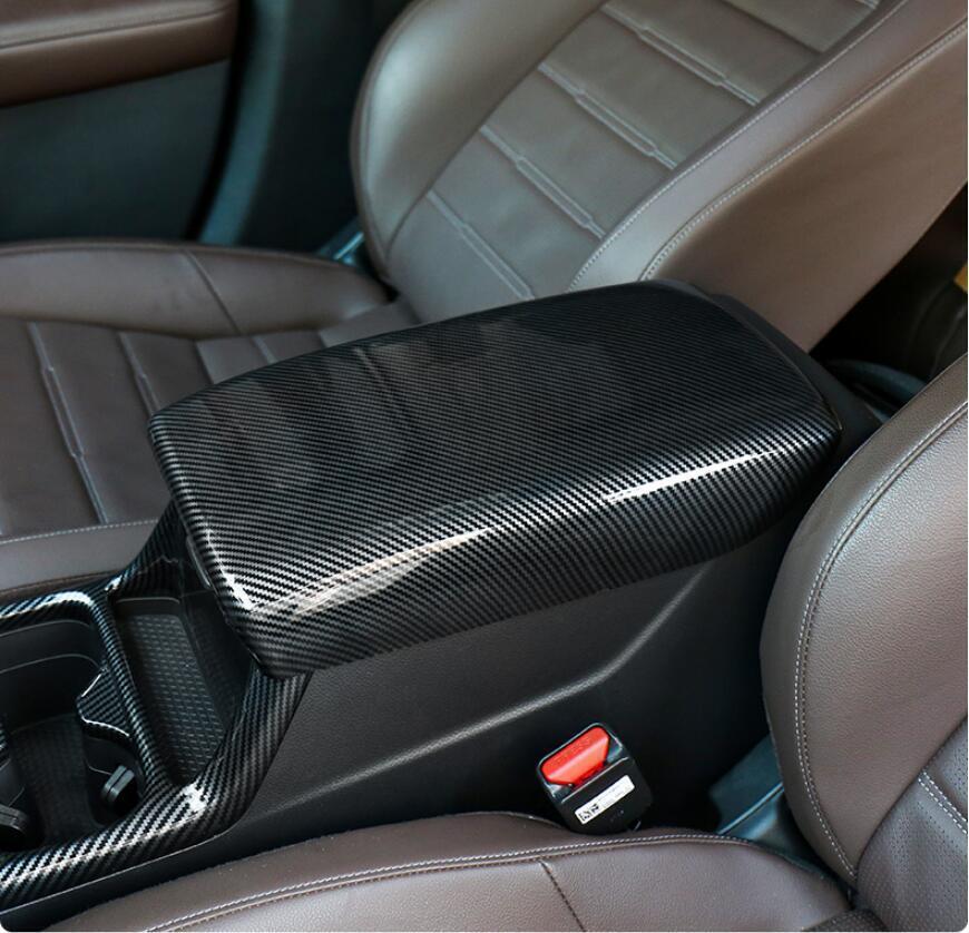 for Honda CR-V 2023-2024 Carbon fiber style Console armrest storage box Cover