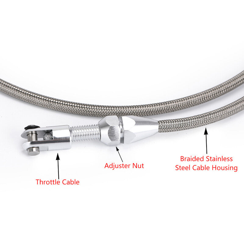 Long-lasting LS Engine 36Stainless Steel Throttle Gas Cable LS1 4.8 5.3 6.0 Kit v