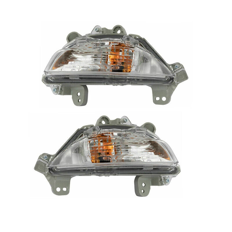 1 Pair Front Bumper Turn Signal Light Fog Lights for Mazda 3 axela 2014-2016 v