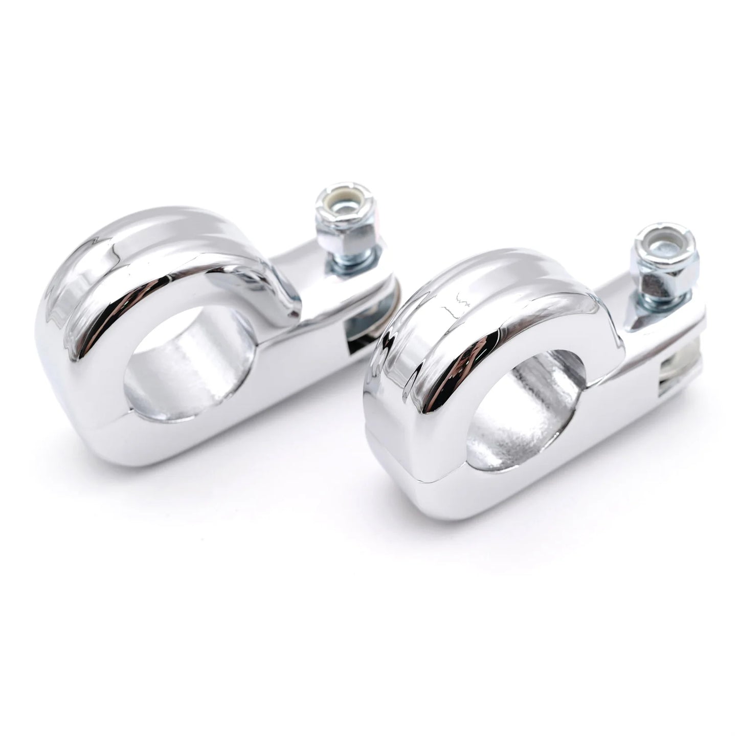 32mm 1.25 38MM 1.5 Billet Crash Bar Engine Foot Peg Mounts for Harley Davidson