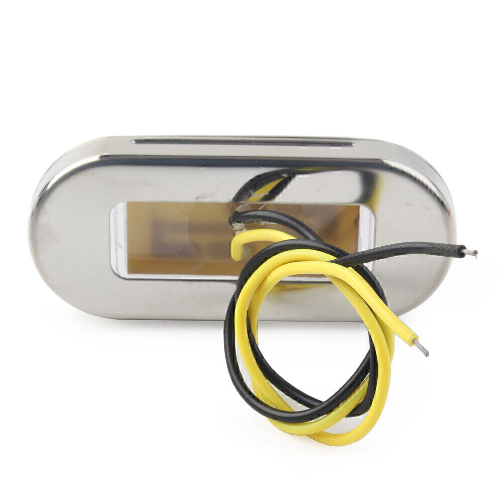 3528 SMD 12V LED Yellow Signal Light Lamp For Truck Trailer RV Boat