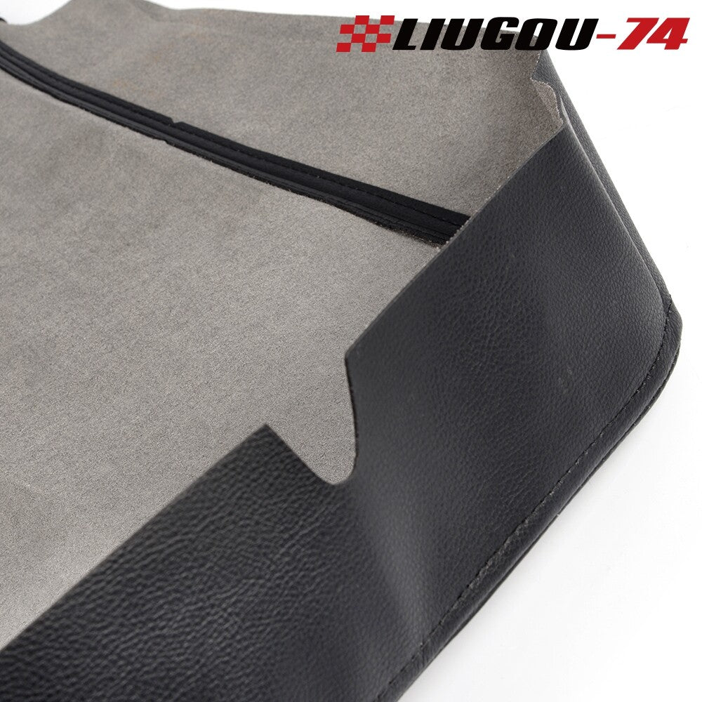 Suitable for Dodge for Ram 2002-2008, Leather Armrest Center Console Cover, Black, 1 Piece Q