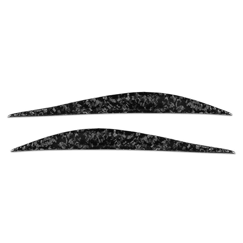 Car Headlight Eyebrow Eyelid Cover Fit for BMW 3 Series F30 F31 2012-2018 Pair