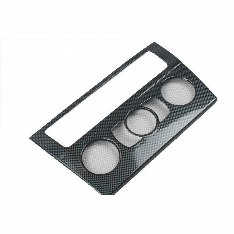 for BMW 2013-15 X1 E84 ABS Carbon Fiber Console AC Button Control Frame Trim 1P
