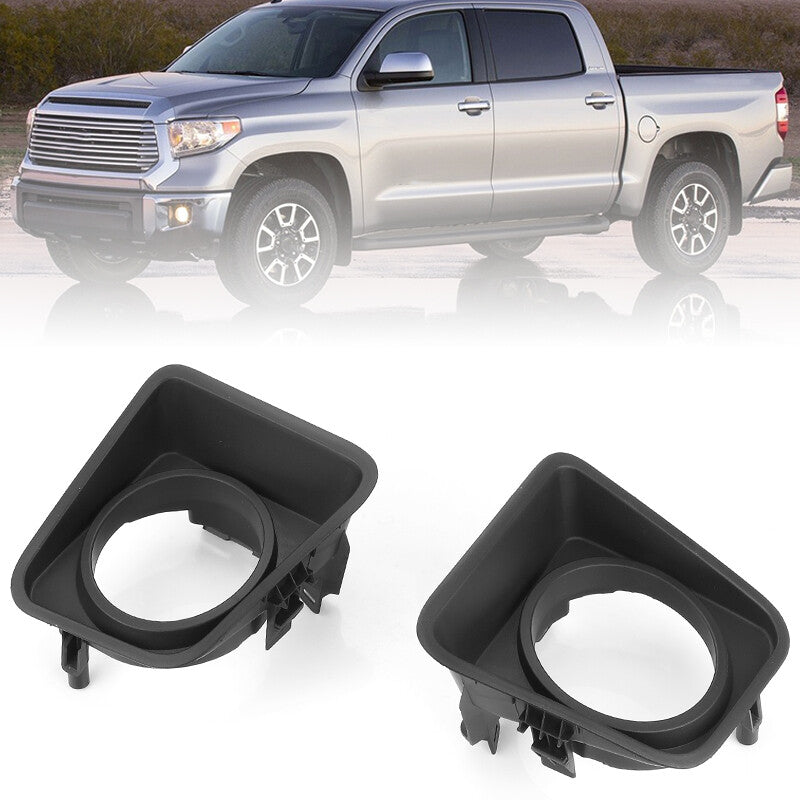 2x LED Fog Light Garnish Bezel Trim Cover Left+Right for Toyota Tundra 2014-2021
