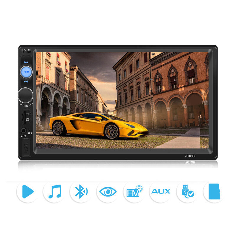 7 HD Digital Touch Screen Radio Bluetooth MP5 Player, Support call function v