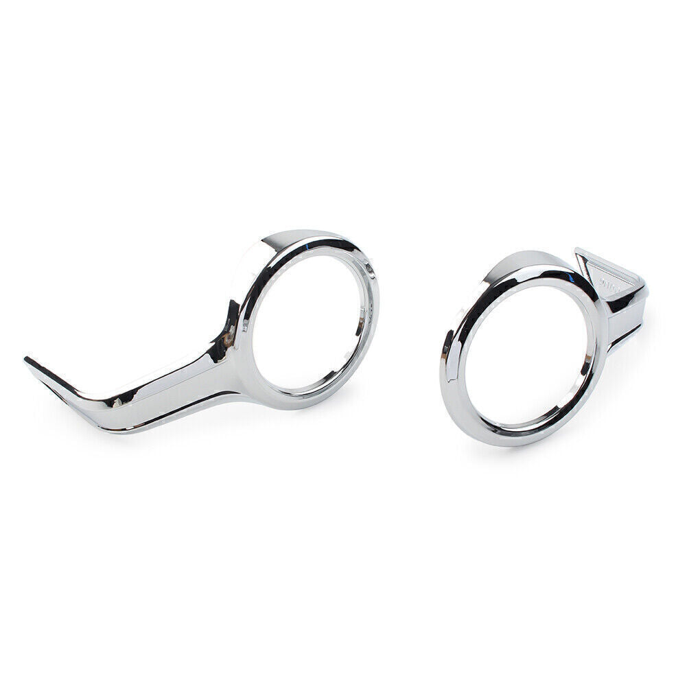 Fit for Honda Goldwing GL1800 Chrome Fog Light Bezel Trim Rings Decorative Cover