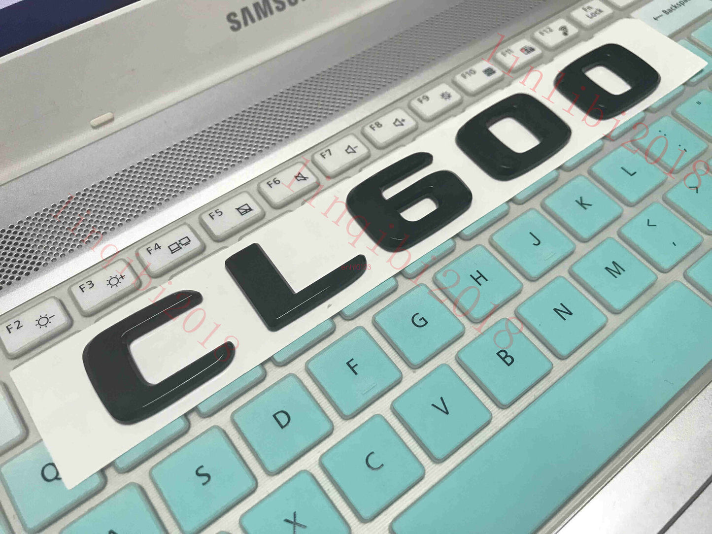 Gloss Black 3D CL600 Letters Trunk Badge Emblem for AMG CL600