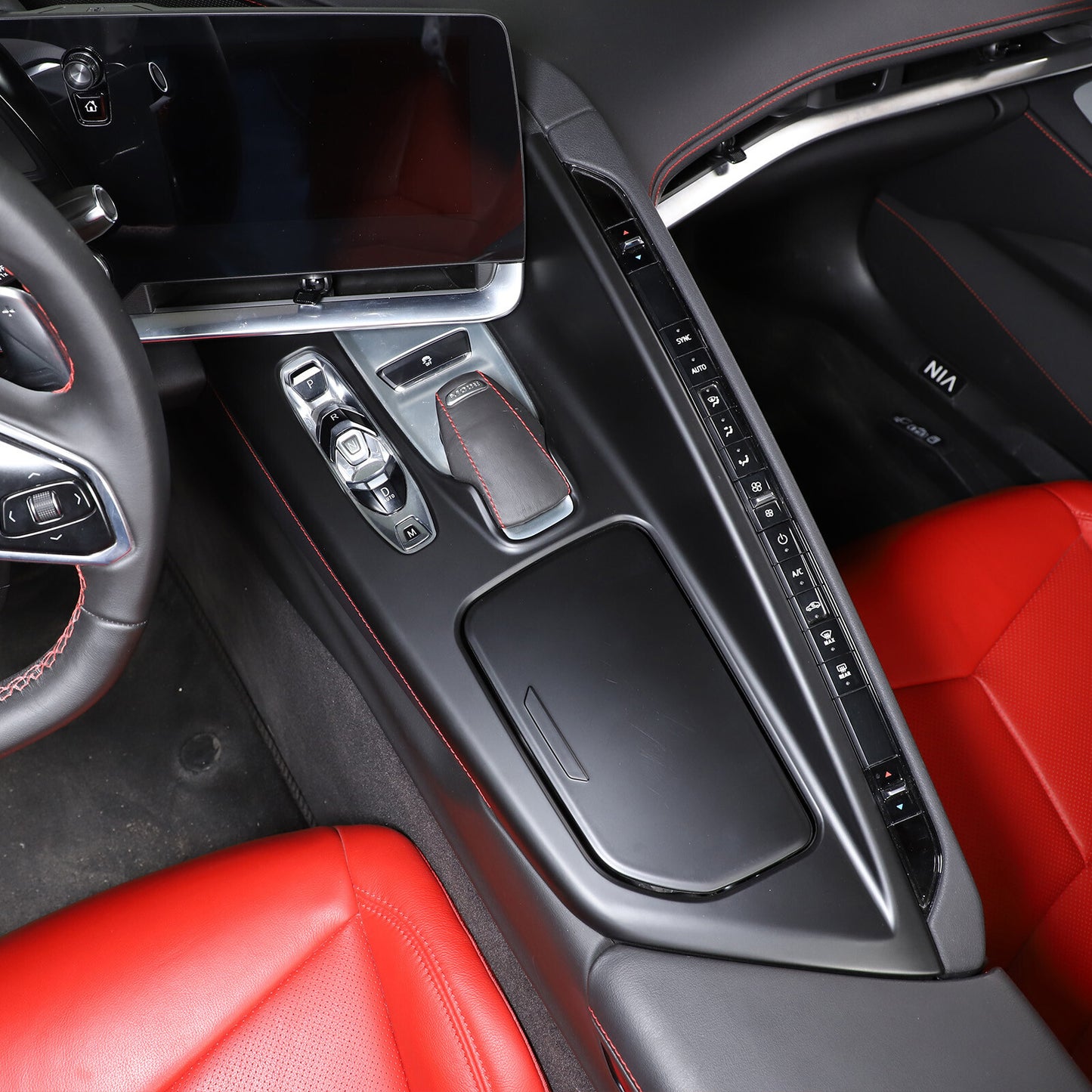 Carbon ABS Center Console Dashboard Strip Trim for Subaru Outback 2022 - 2024 US- v