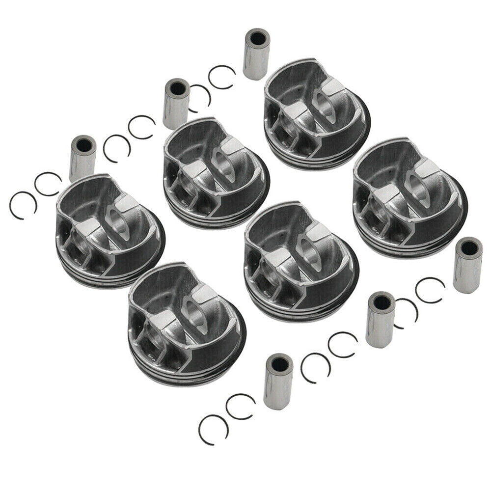 6-piece set of 88mm engine piston rings suitable for W205 W212 X166 E400 M276 3.0T-