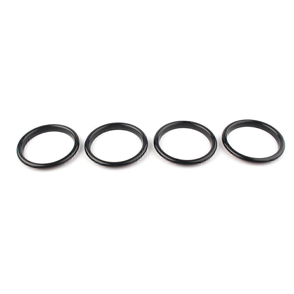 4pcs Metal Air Vent Cover Decorative Ring Case Fit for Audi A3/S3 Q2L 8V 12-19 18