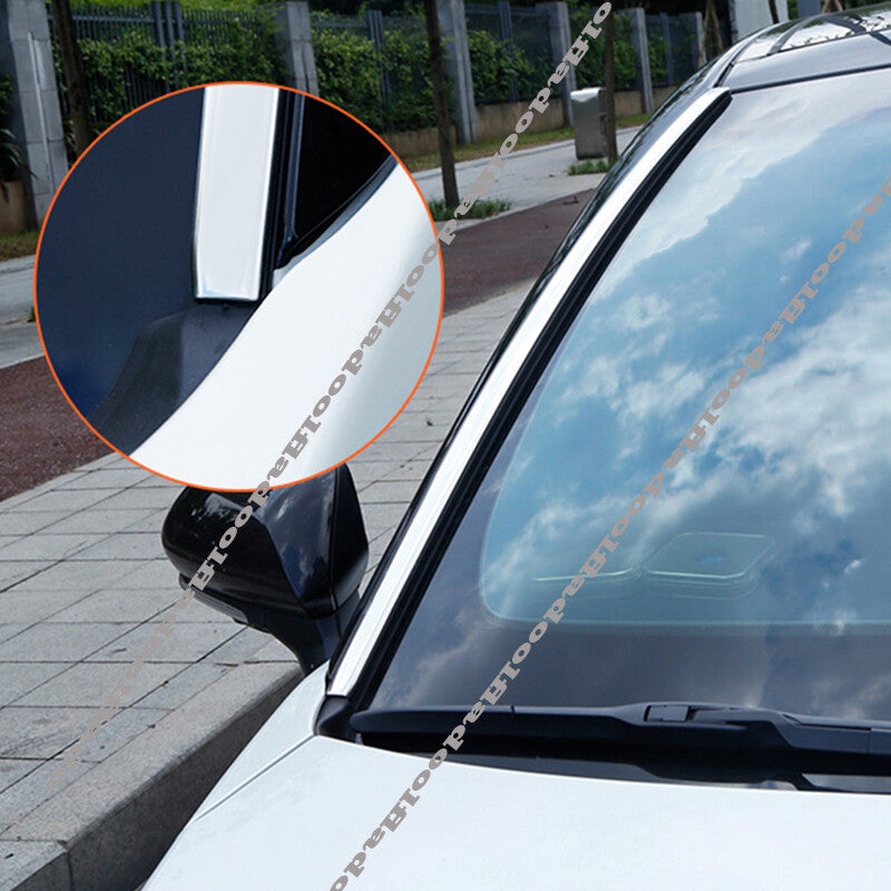 2pc for Toyota for Avalon 2019-2022 stainless Front Windshield Both Side Strip Trim