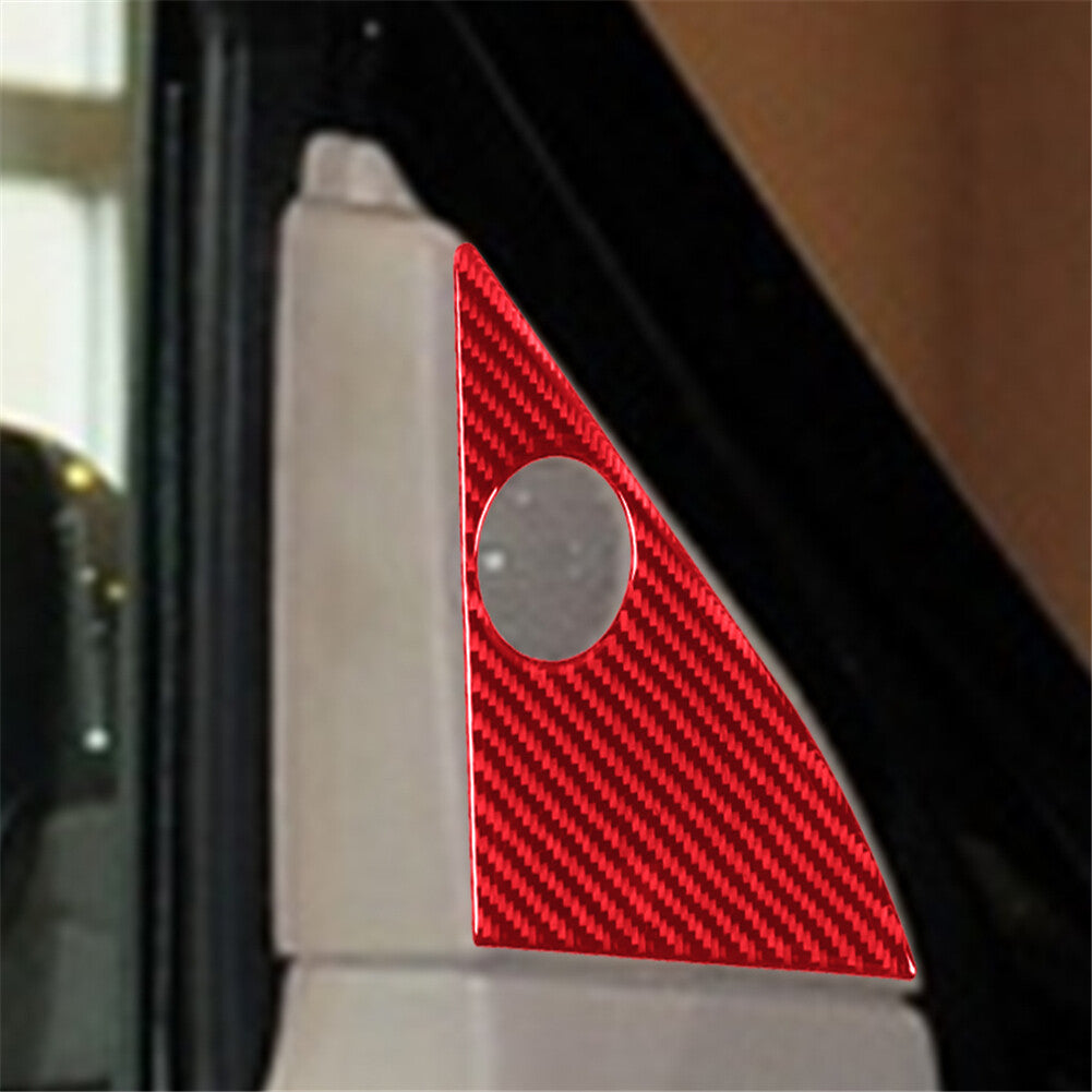 for Benz 2011-2013 C Class W204 Carbon Fiber Air Conditioning Panel Cover Trim v