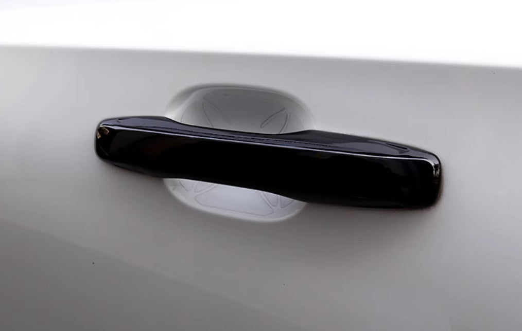 for Volvo XC60 2018-2024 Glossy Black Exterior Outside Door Handle Cover Trim 4x