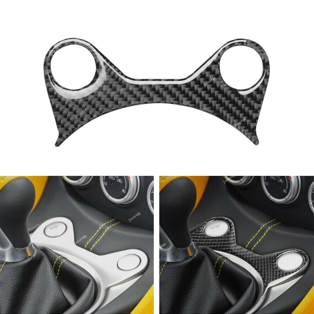 for Nissan 370Z 2009-2020 Carbon Fibe Gear Shift Panel Cover Decorative Trim
