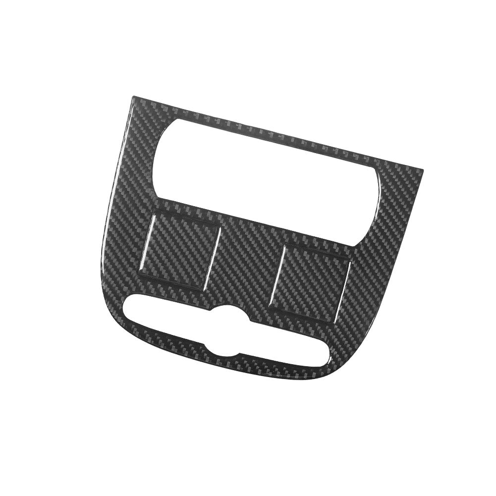 Red Carbon Fiber Water Cup Holder Frame Cover Trim for RAM Promaster 2014-2021 v