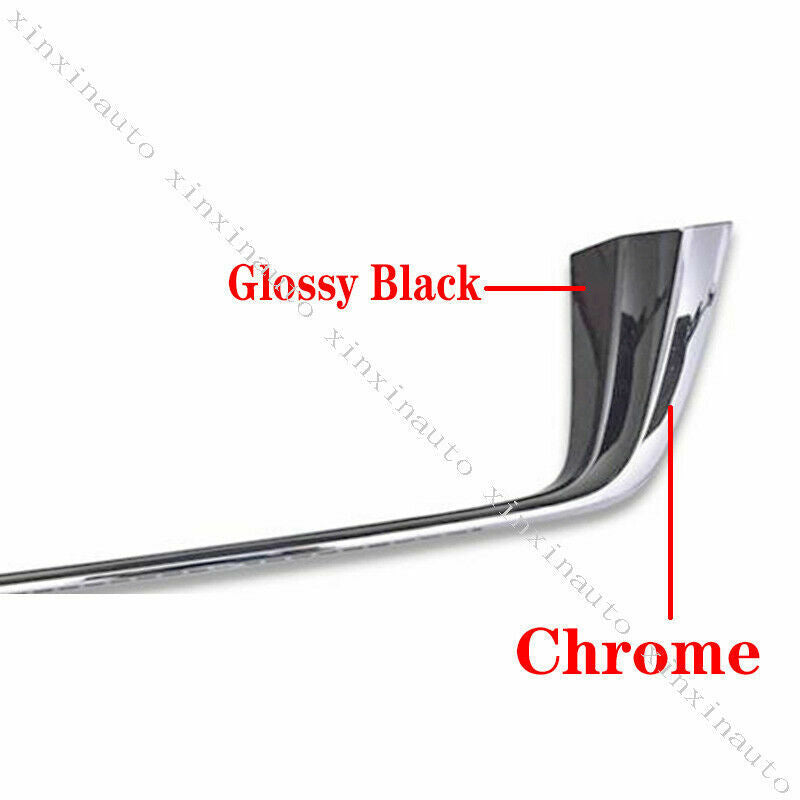 for Land Cruiser LC200 2008-2021 Tailgate License Plate Molding Cover Frame Trim