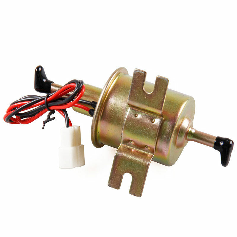 12V 2.5-4 PSI Universal Gas Diesel Inline Low Pressure Electric Fuel Pump HEP02A Q