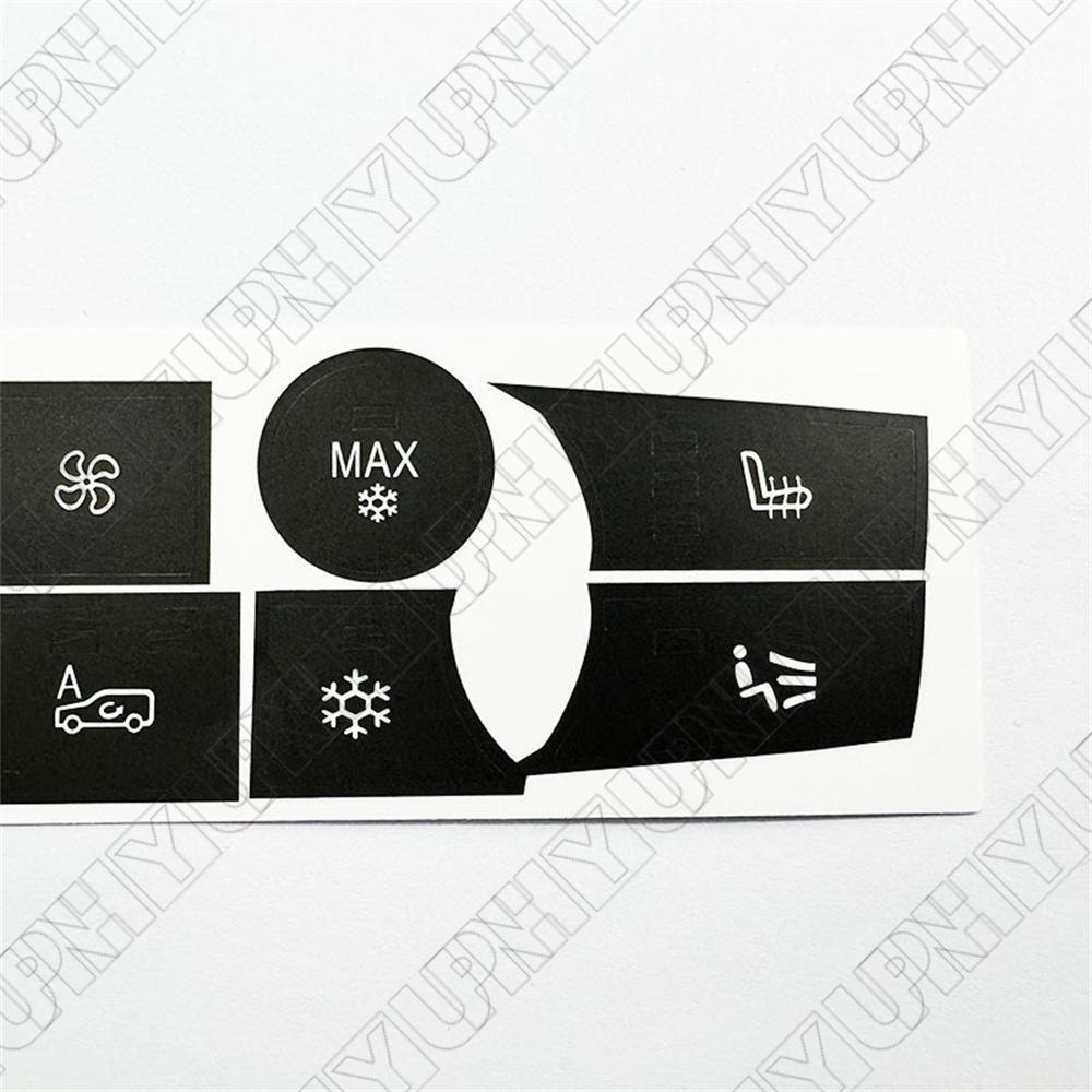 Temperature Climate Control Button Decal Stickers for BMW for X5 E70 E71 2007-2013 Q