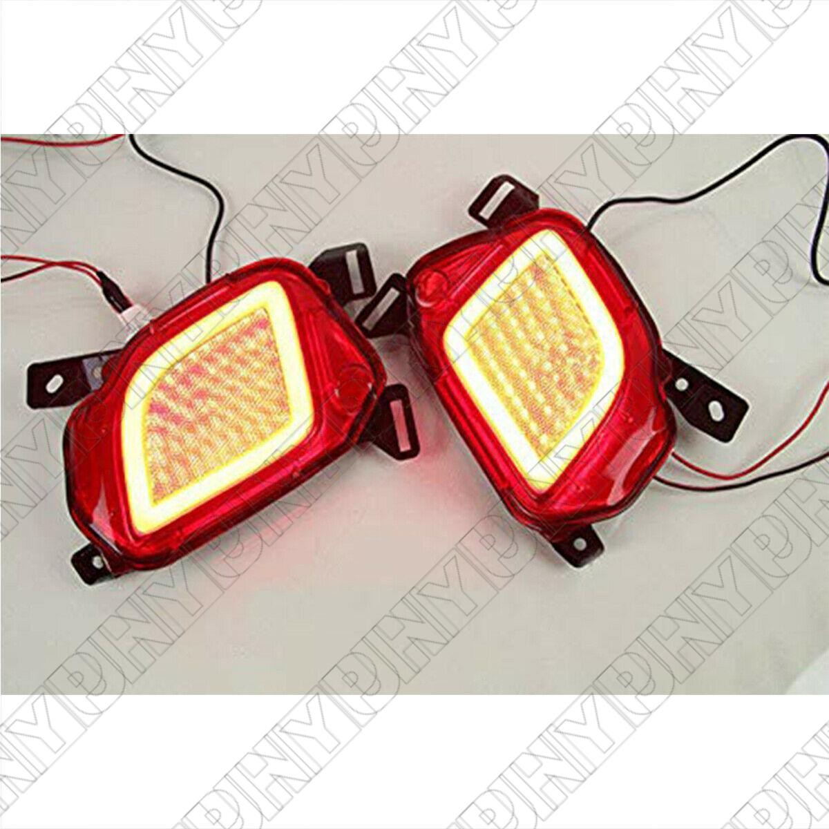 2PCS Rear Fog Light Tail Bumper Light Sets Fit for Toyota Highlander 2015-19 Q