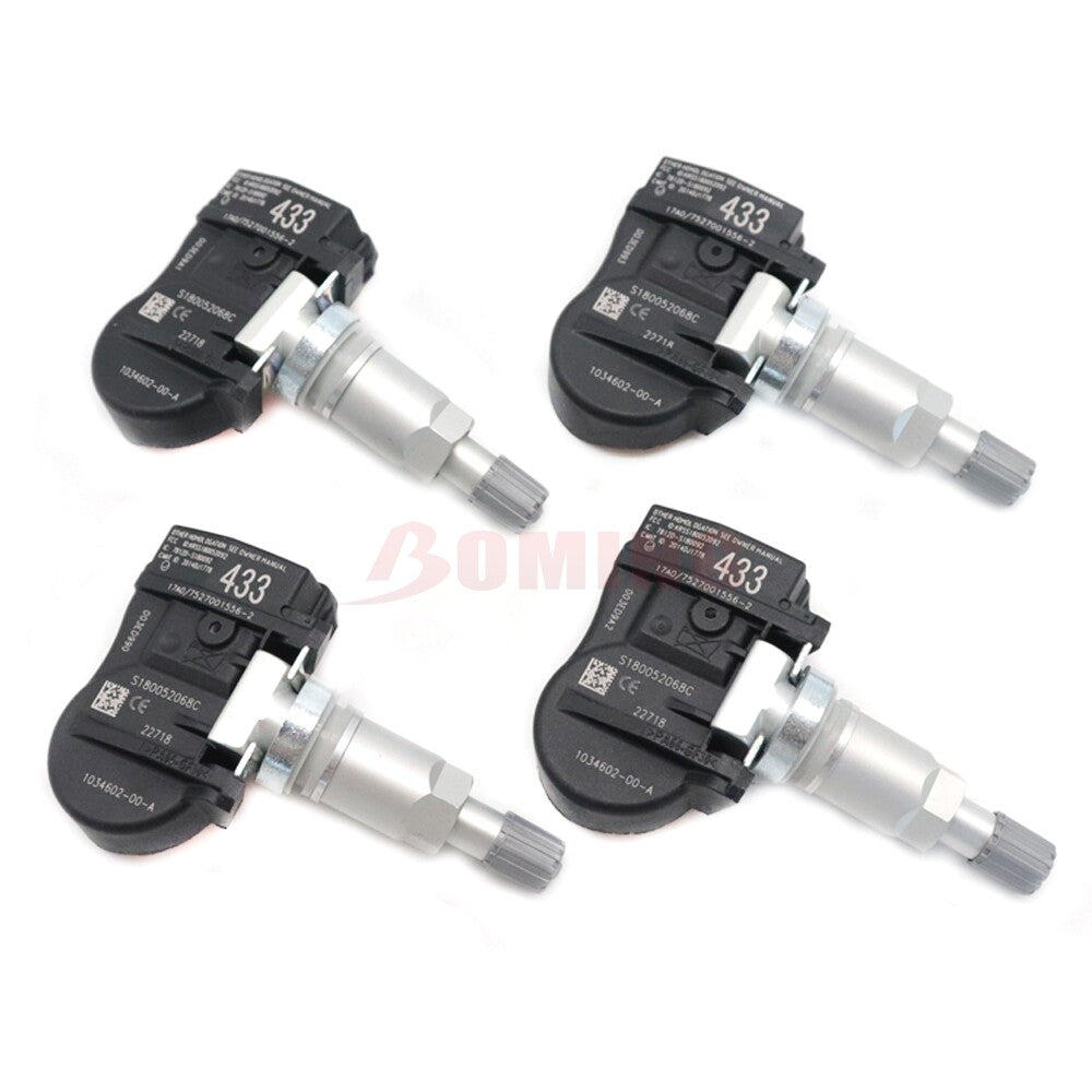Set 4PCS TIRE PRESSURE SENSOR TPMS NEW for TESLA MODEL 3 S X 433MHZ 103460200A