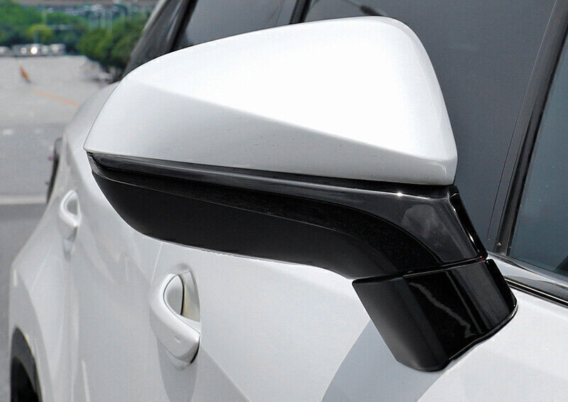 For 15-2021 for Lexus NX 200t 300h ABS Gloss Black Rear View Mirror Strip Trim 4PCS