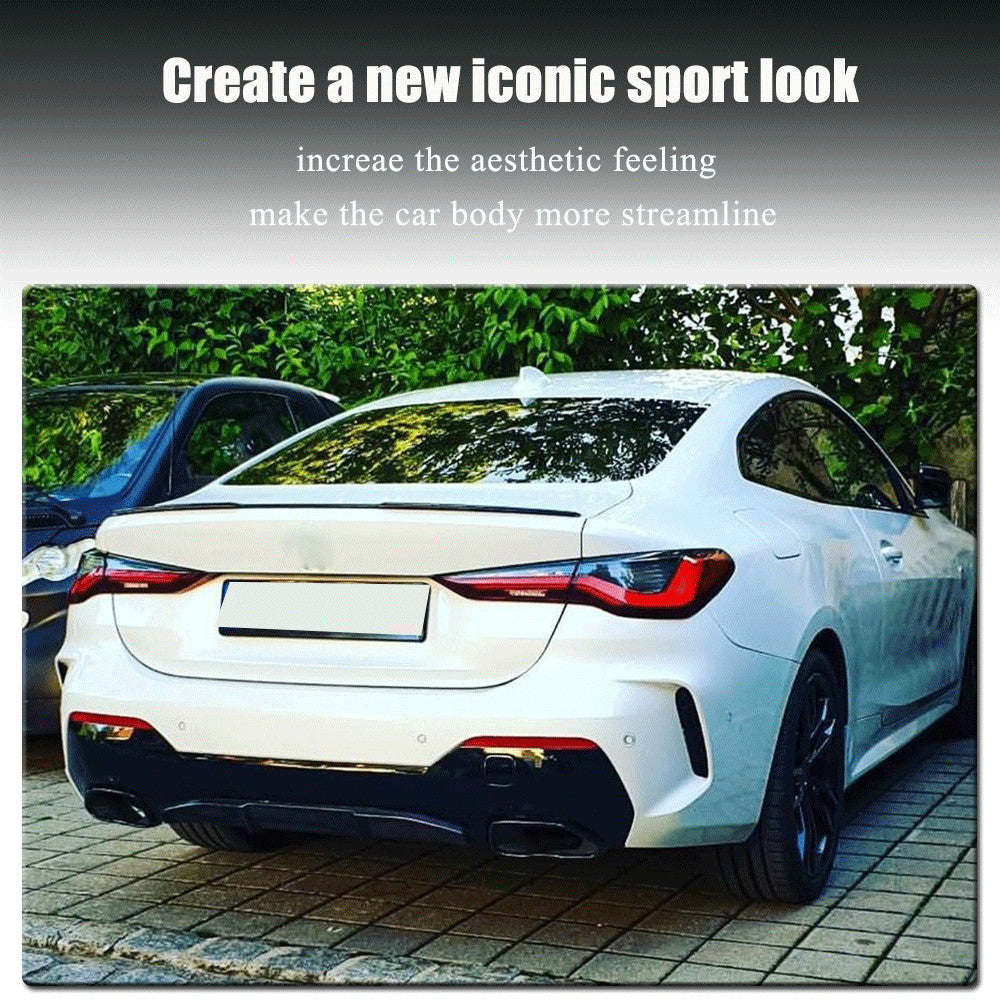 for BMW 4 Series G22 G23 M-SPORT 2021-2022 REAL CARBON Rear Bumper Diffuser Lip