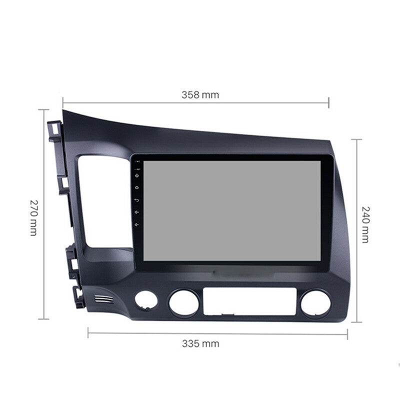 10.1in Android Headunit Multimedia Radio Stereo For 06-11 for Civic GPS Navigation