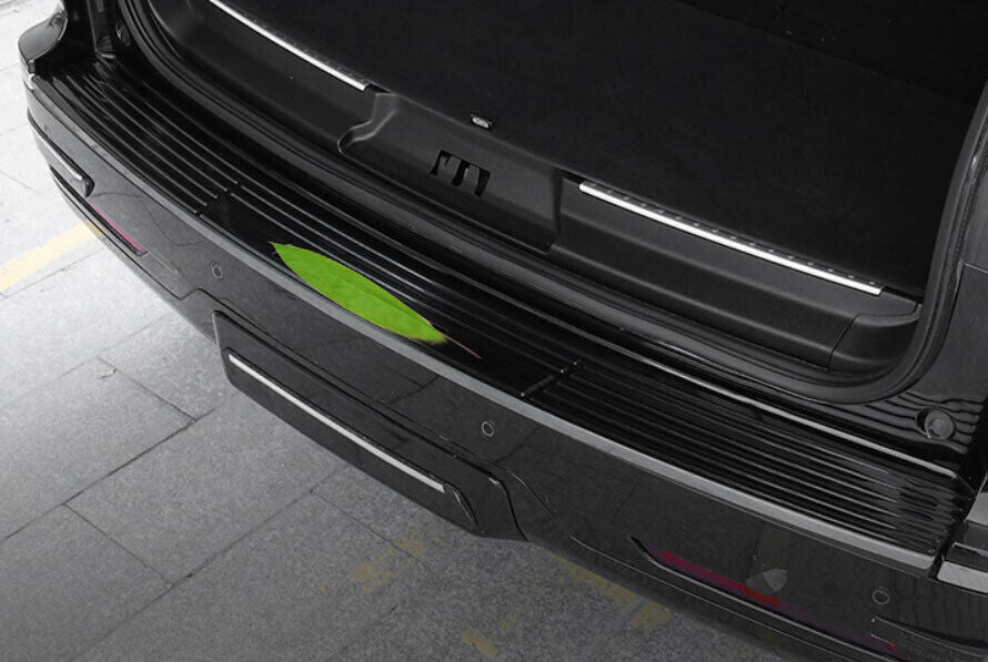 Steel for Lincoln for Navigator 18-22 Black Outer Rear Bumper Protector Guard Trim
