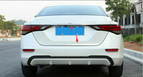 2P Rear Trunk Tailgate Lid Moulding Cover Trim Strip for Nissan Sentra 2020-2023