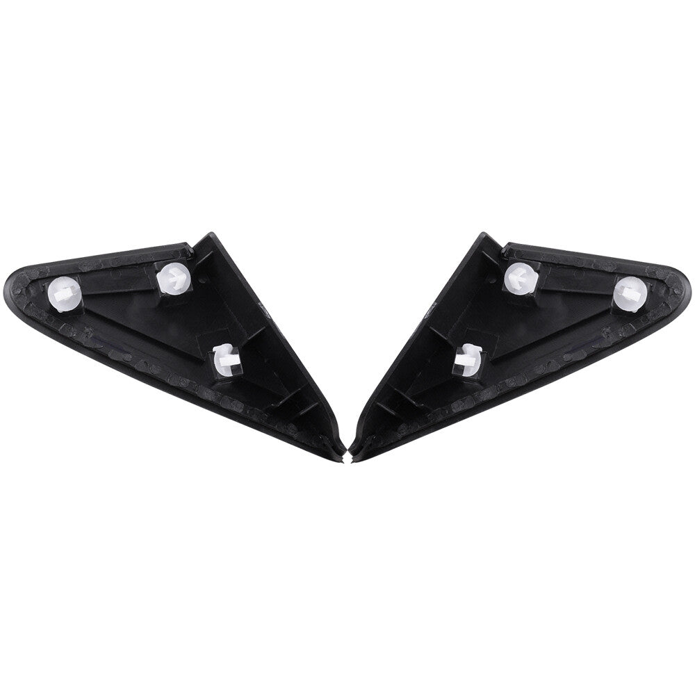 Front Left and Right Side Mirror Triangle Moldings Fit 2009-2014 for Chevrolet for Cruze