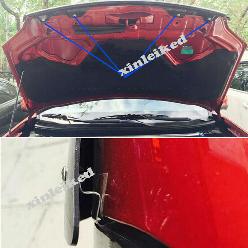 for Honda CRV CR-V 2017-2019 Black Acrylic Front Bonnet Guard Hood Cover Trim 1x