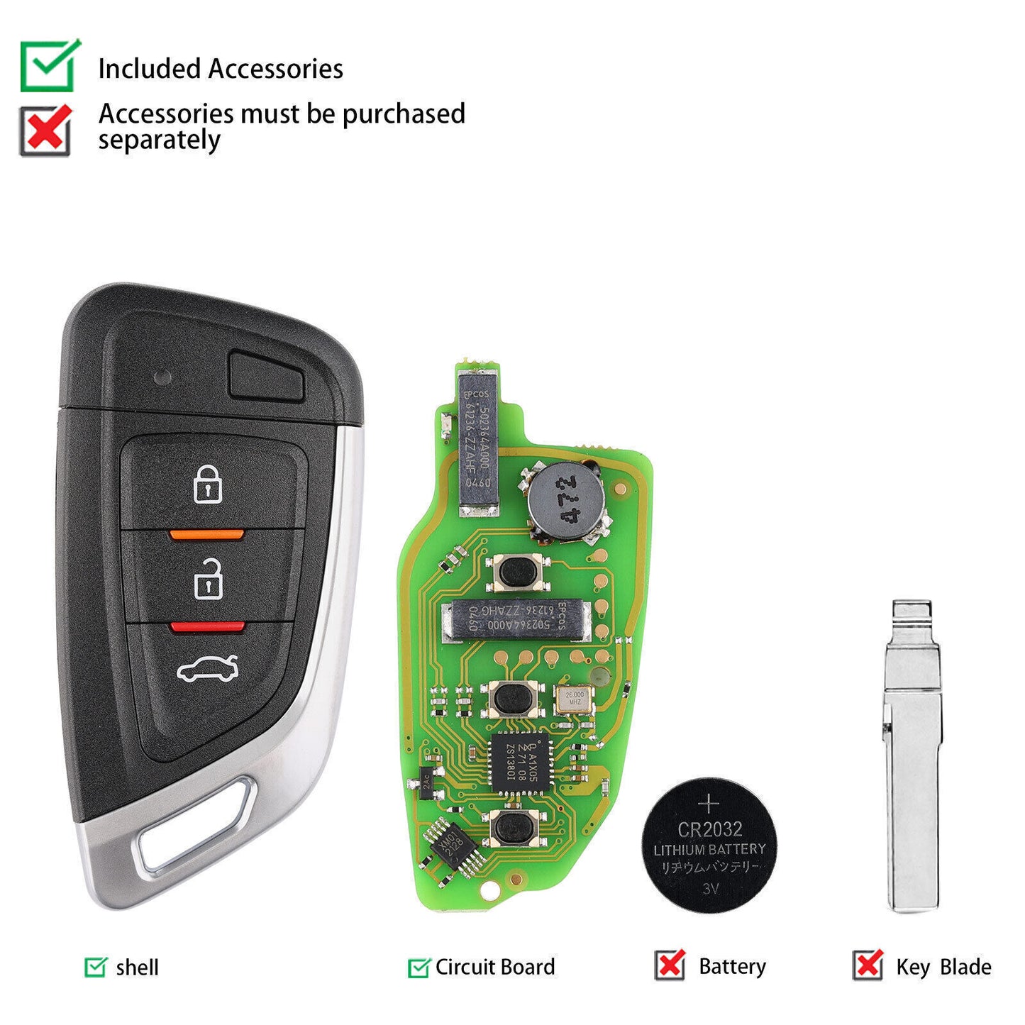 Universal for Smart Key Proximity XSKF01EN For VVDI Key Tools for Honda / for Ford