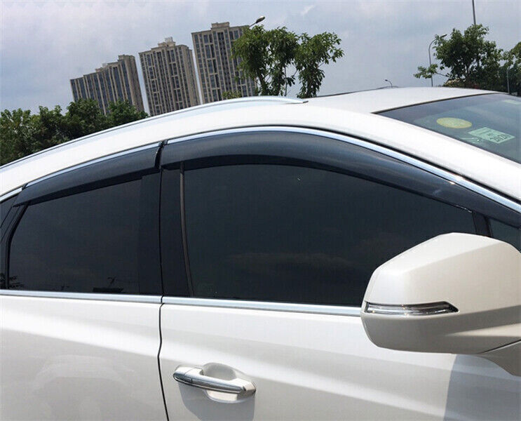 for Cadillac XT6 2020-2024 Car Window Wind Visors Sun Rain Guard Vent Deflectors