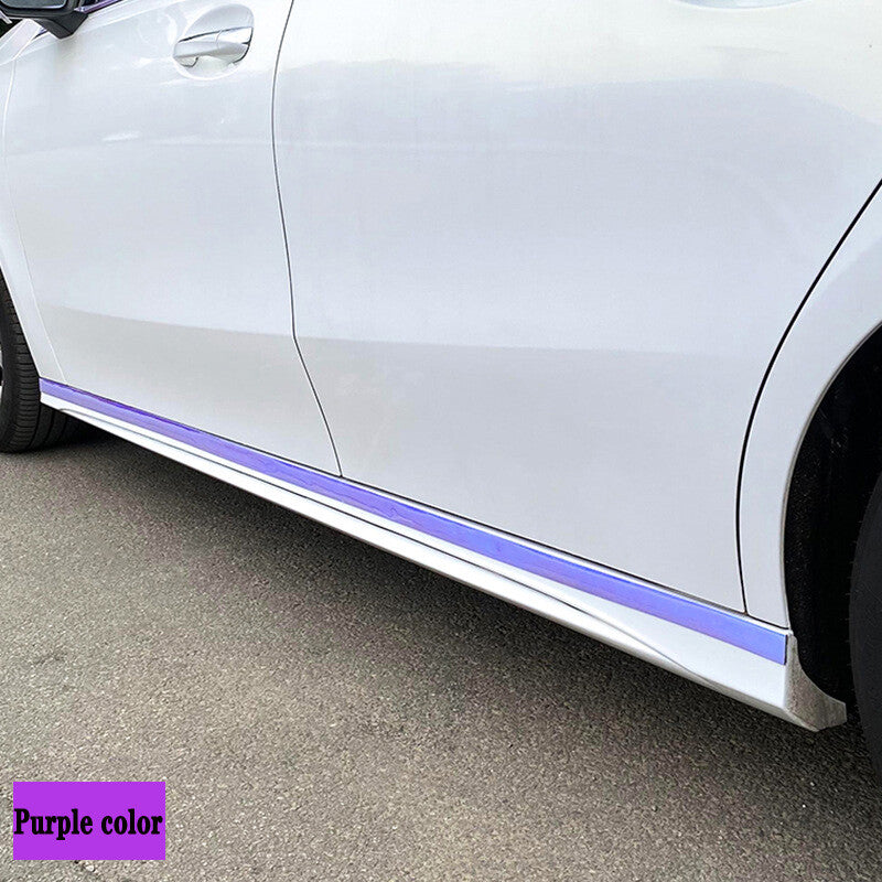 *10mm Chrome Car SUV Door Side Protector Trim Molding Decoration Strip Set v