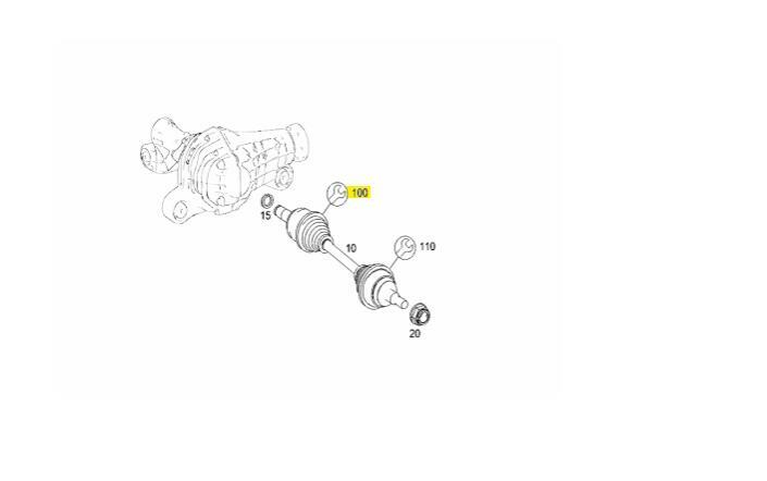 Front Axle Inner Joint Boot Kit for Mercedes W164 X164 ML GL 320 350 420 450 500 v